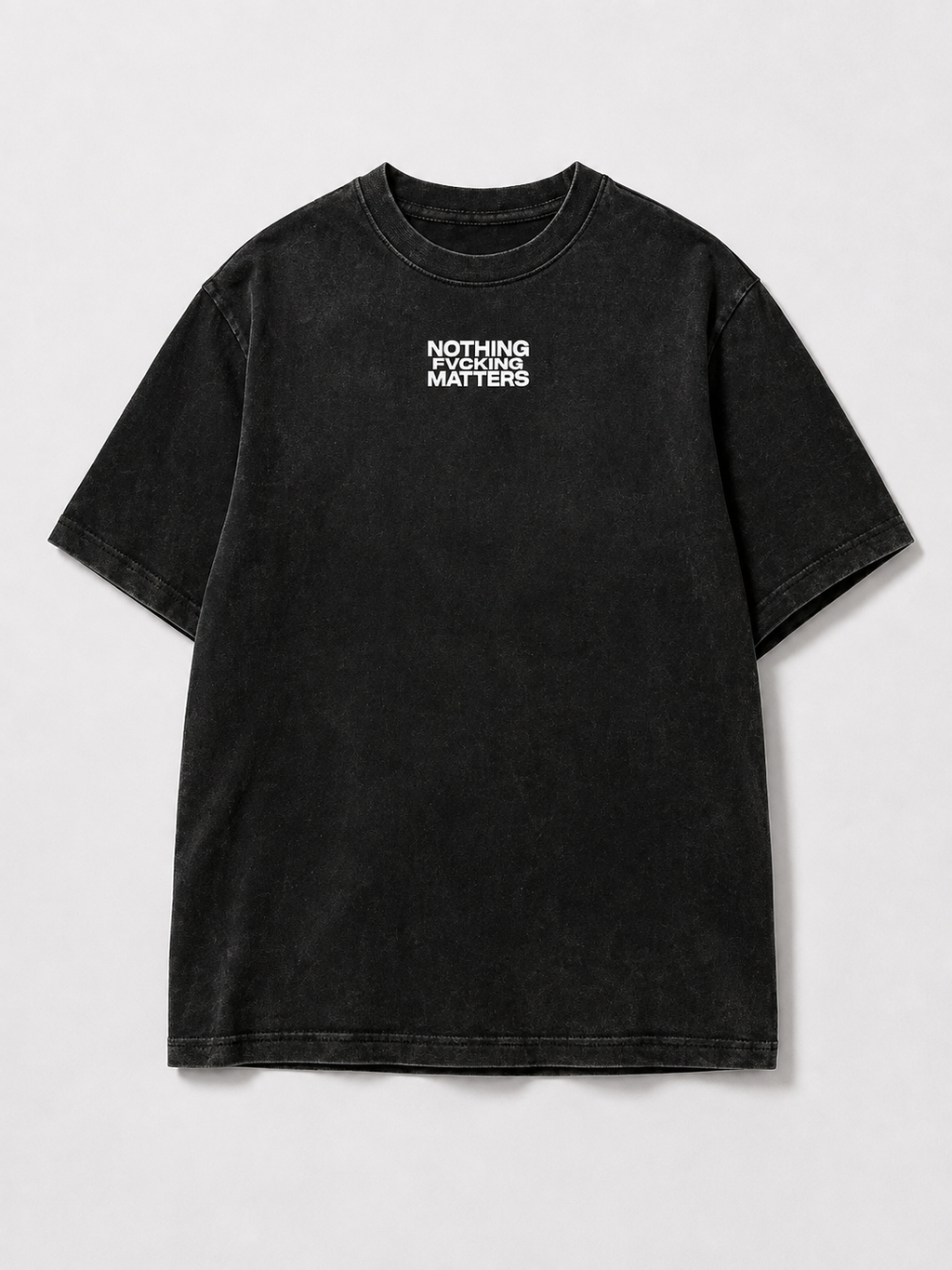 NFM 613 TEE — WASHED BLACK