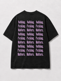 NFM SCATTER TEE — WASHED BLACK/ORCHID