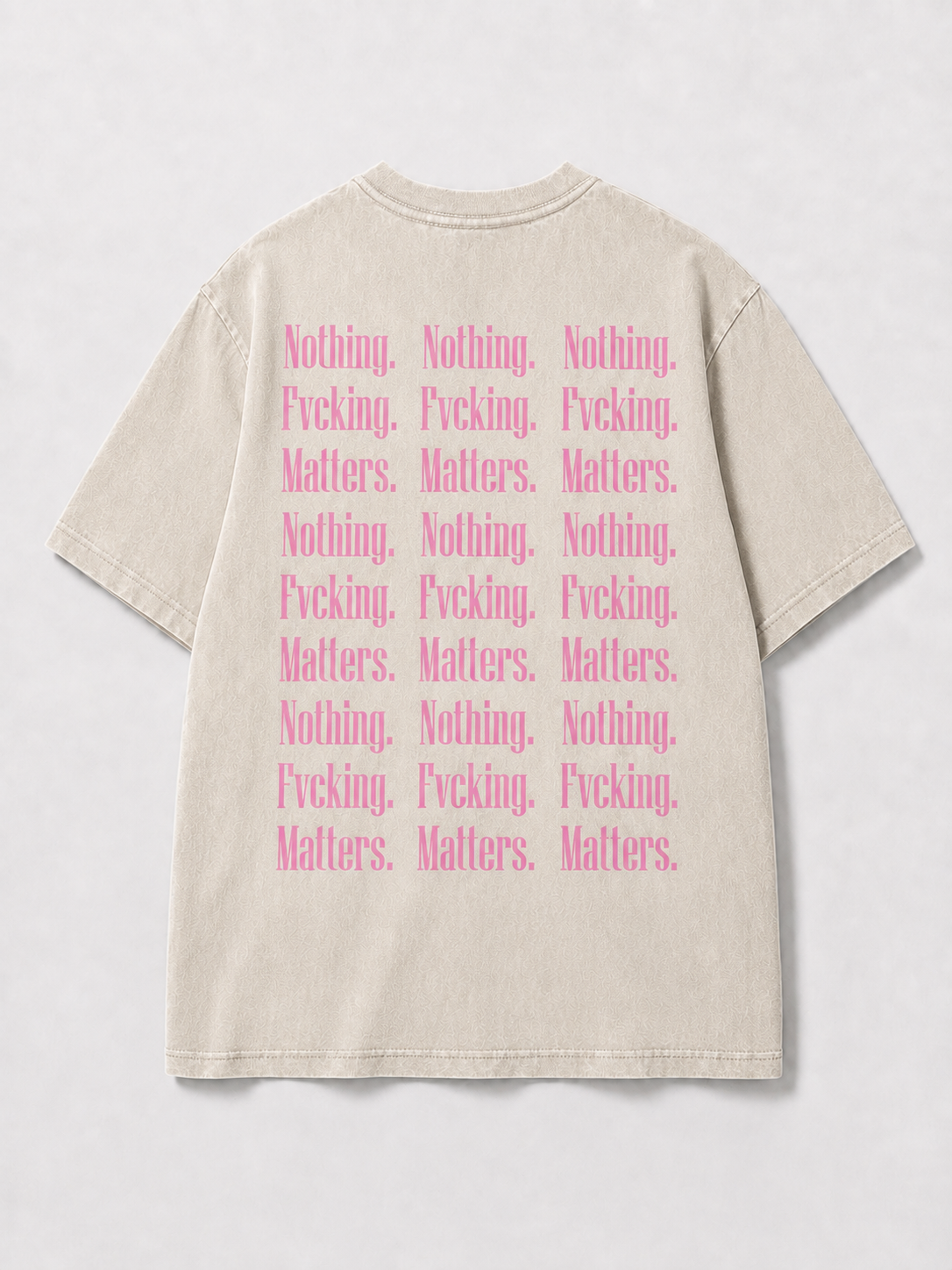 NFM SCATTER TEE — VINTAGE CREAM/PINK