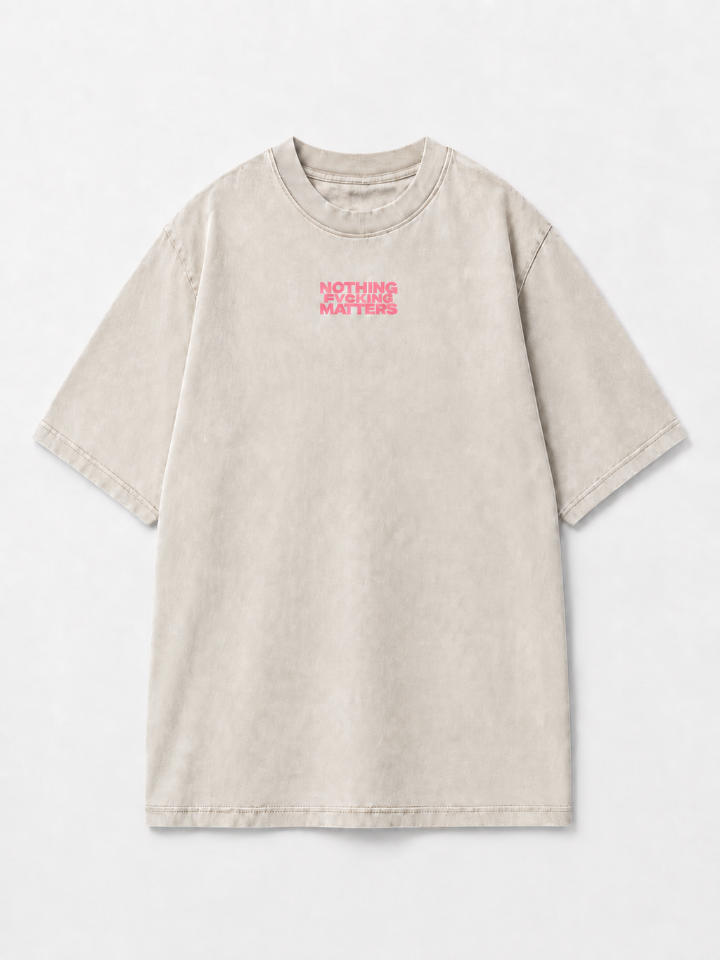 NFM SCATTER TEE — VINTAGE CREAM/PINK